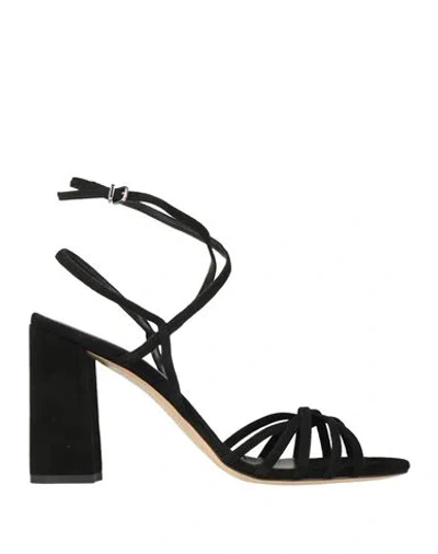 Ncub Woman Sandals Black Size 6 Leather