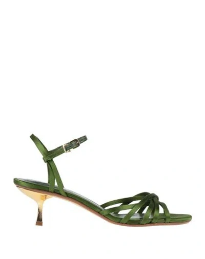 Ncub Mamy Green Heeled Sandal