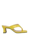 Ncub Toe Strap Sandals In Yellow