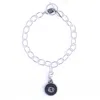 N'damus London Women's Cancerian Zodiac Sterling Silver & Leather Curb Bracelet
