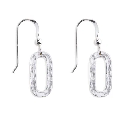N'damus London Women's Hatton Forge Sterling Silver Drop Earrings