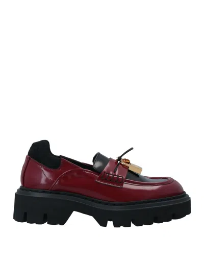 Ndegree21 Loafers In Red