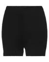 Ndegree21 Woman Shorts & Bermuda Shorts Black Size 6 Cotton, Acetate, Silk In Black