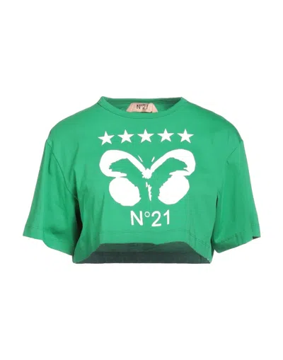 Ndegree21 T-shirts In Green