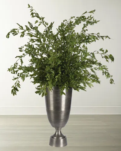 Ndi Smilex Branch 63" Faux Greenery In An Aluminum Vase