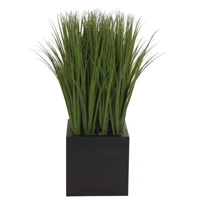 Ndi Uv Rated Grass, Black Cube, 36wx36dx46h In Green