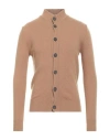 Ne Pas Man Cardigan Camel Size M Merino Wool In Brown