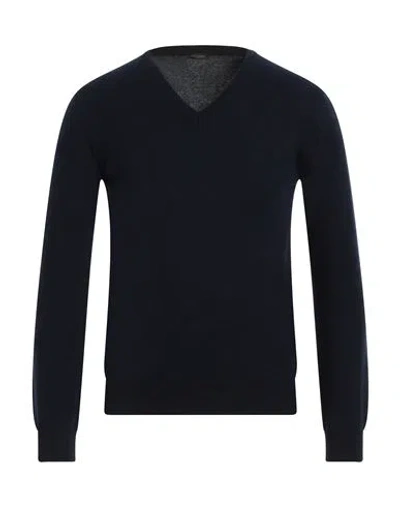 Ne Pas Man Sweater Midnight Blue Size 3xl Cashmere, Wool In Black