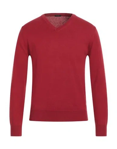 Ne Pas Man Sweater Red Size M Cotton, Wool