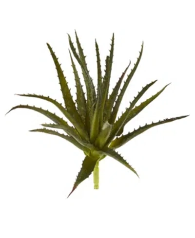 Nearly Natural 10" Aloe Pick Artificial Plant (set Of 6) In Green