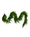 Nearly Natural 10" Artificial Touch Norfolk Island Pine Garland With Natural Look In Green