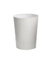 Nearly Natural 10" Embossed Tin Planter In White