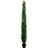 Nearly Natural 10-feet Uv Resistant Artificial Cedar Tree In Green