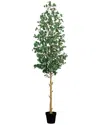 Nearly Natural 10ft Artificial Eucalyptus Tree In Green