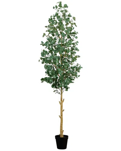 Nearly Natural 10ft Artificial Eucalyptus Tree In Green