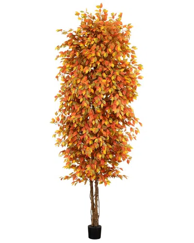 Nearly Natural 10ft. Autumn Ficus Artificial Fall Tree