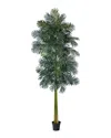 Nearly Natural 10ft Double Stalk Golden Cane Artificial Palm Tree In Green