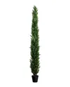 Nearly Natural 10-feet Uv Resistant Artificial Cedar Tree In Green
