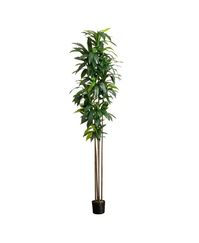 Nearly Natural 10ft. Artificial Dracaena Tree With Real Touch Leaves In Green
