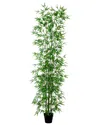 Nearly Natural 11ft. Artificial Green Bamboo Tree