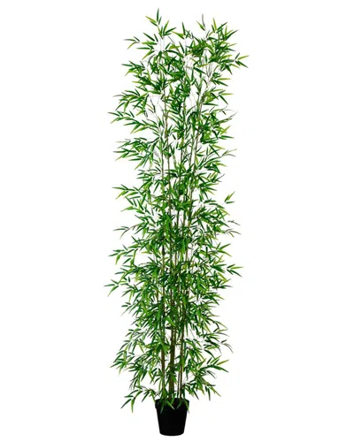 Nearly Natural 11ft. Artificial Green Bamboo Tree