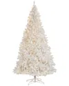 Nearly Natural 11ft White Artificial Christmas Tree In White
