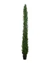Nearly Natural 12ft Uv-resistant Artificial Cedar Pine Tree (indoor/outdoor) In Green