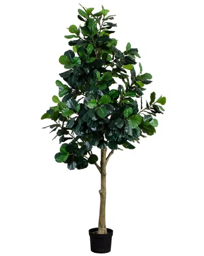 Nearly Natural 13ft Artificial Fiddle Leaf Fig Tree In Green