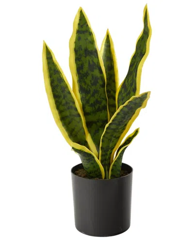 Nearly Natural 14in Sansevieria Artificial Plant In Green