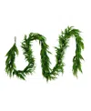 Nearly Natural 15" Artificial Touch Norfolk Island Pine Garland With Natural Look In Green
