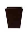 Nearly Natural 15" Classic Square Metal Planter In Bronze