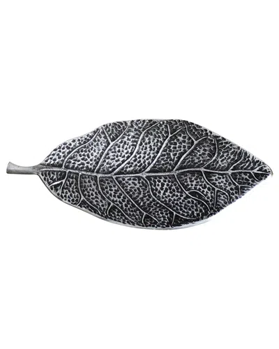 NEARLY NATURAL NEARLY NATURAL 16IN ANTIQUE LEAF DECORATIVE ACCENT TRAY