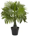 Nearly Natural 16in Mini Fountain Palm Artificial Plant In Green