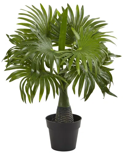 NEARLY NATURAL NEARLY NATURAL 16IN MINI FOUNTAIN PALM ARTIFICIAL PLANT