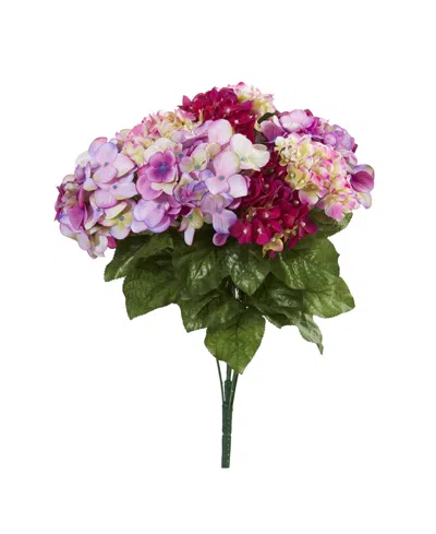 Nearly Natural 19" Hydrangea Artificial Plant, Set Of 3 In Beauty