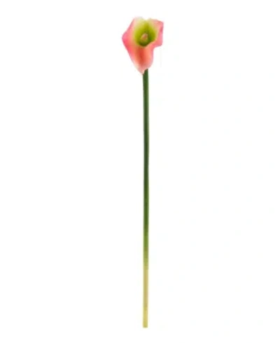 Nearly Natural 19.5" Calla Lily Artificial Flower, Set Of 12 In Pink