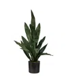Nearly Natural 2' Sansevieria Artificial Plant In Green