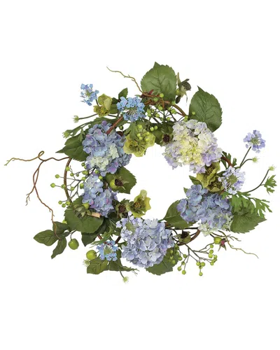 NEARLY NATURAL NEARLY NATURAL 20IN HYDRANGEA WREATH
