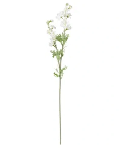 Nearly Natural 24" Dancing Daisy Artificial Flower, Set Of 12 In White