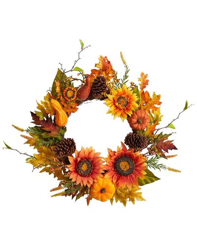 Nearly Natural 24in. Fall Sunflower In Multi