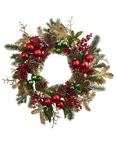 Nearly Natural 24in. Ornament In Multi