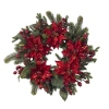 Nearly Natural 24in Wreath In Multi