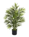 Nearly Natural 3.5' Artificial Areca Palm Uv-resistant Indoor/outdoor Tree In Green