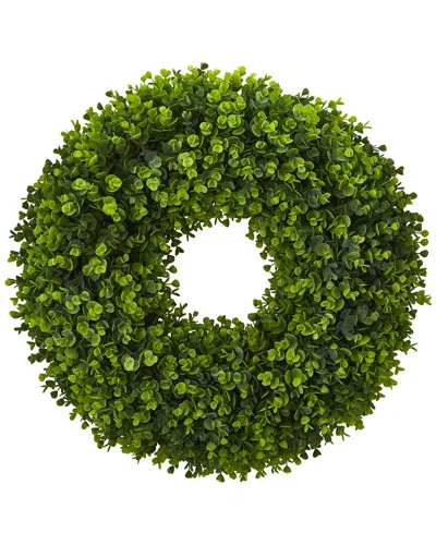 NEARLY NATURAL NEARLY NATURAL 25IN EUCALYPTUS ARTIFICIAL WREATH