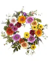 Nearly Natural 26in African Sunflower Wreath In Multi