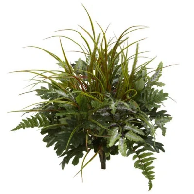 Nearly Natural 28-in Mix Greens Artificial Plant