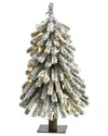 Nearly Natural 2ft. Flocked Grand Alpine Artificial Christmas Tree In Green