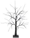 Nearly Natural 2ft. Pre-lit Artificial Halloween Ghost Twig Tree In Black
