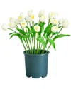 Nearly Natural 2ft Uv-resistant Artificial Tulip Plant (indoor/outdoor) In Multi