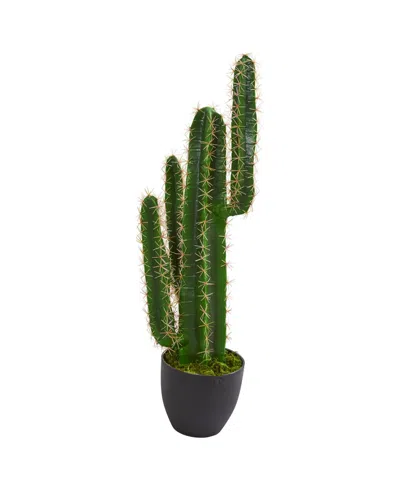 Nearly Natural 3' Cactus Artificial Plant In Green